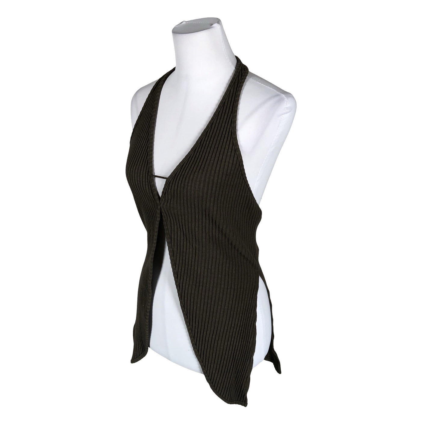 Unisex Joah Brown - Trikotaažist topp, suurus 40 - Pruun (2)