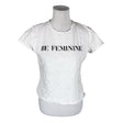 Unisex Elisabetta Franchi - T-särk, suurus 36 - Valge ()