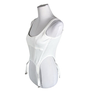 Unisex Dion Lee - Trikotaažist topp, suurus 36 - Valge (3)