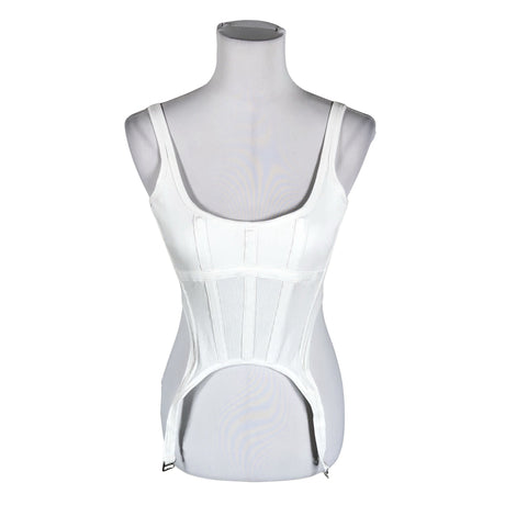Unisex Dion Lee - Trikotaažist topp, suurus 36 - Valge ()