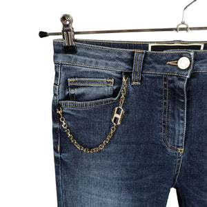 Unisex Elisabetta Franchi - Teksad, suurus W27 - Sinine (3)