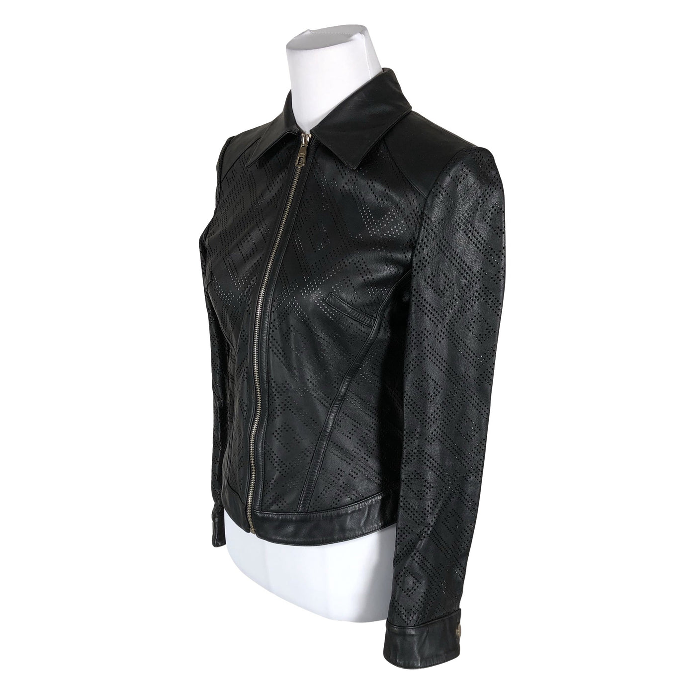 Unisex Versace Collection - Nahktagi, suurus 36 - Must (3)
