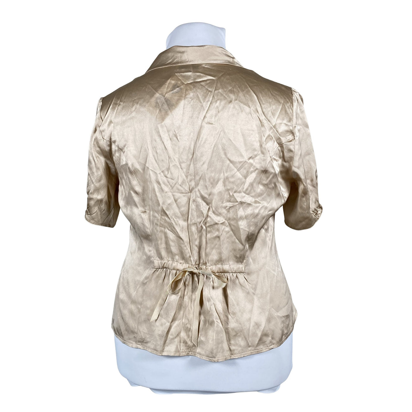 Unisex Kaliko - Lühikeste käistega pluus, suurus 42 - Kuld (2)