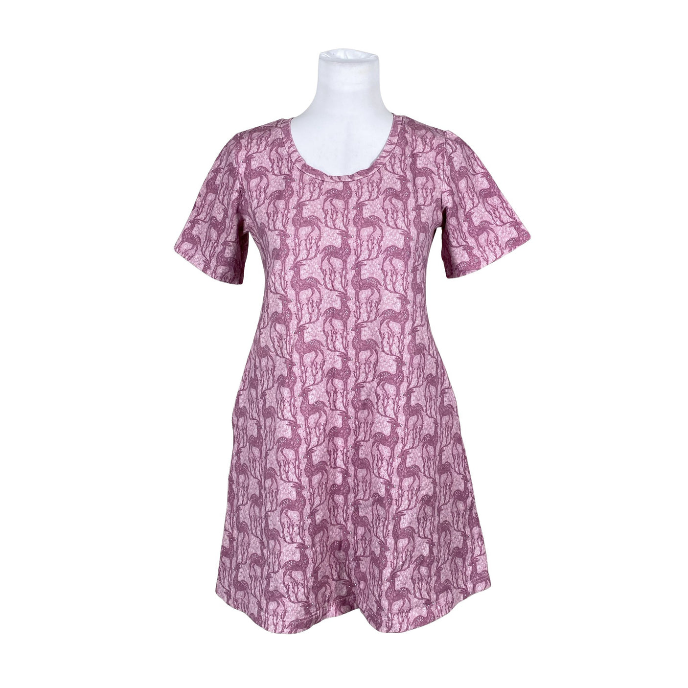 Unisex Iloinen Kettuliini - Trikotaažist tuunika, suurus 38 - Heleroosa (1)