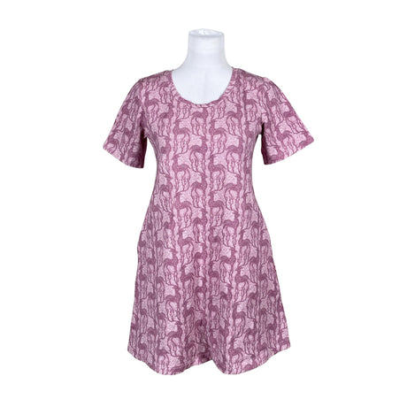 Unisex Iloinen Kettuliini - Trikotaažist tuunika, suurus 38 - Heleroosa ()