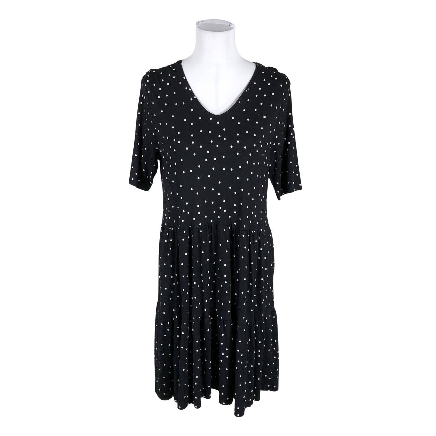 Unisex Nanso - Trikotaažist kleit, suurus 40 - Must (1)