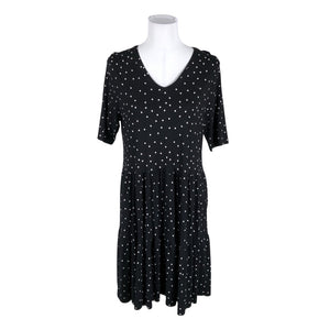 Unisex Nanso - Trikotaažist kleit, suurus 40 - Must (1)