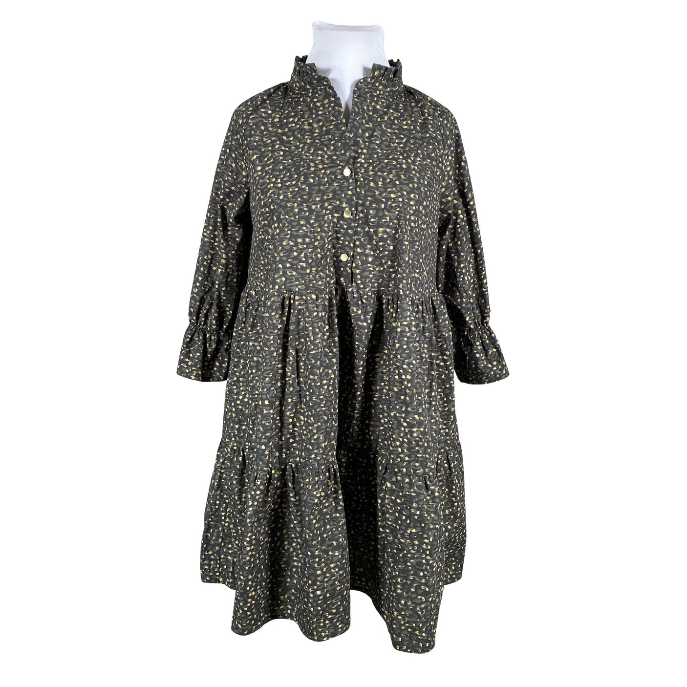 Unisex Gauhar - Mitteveniv kleit, suurus 42 - Roheline (1)