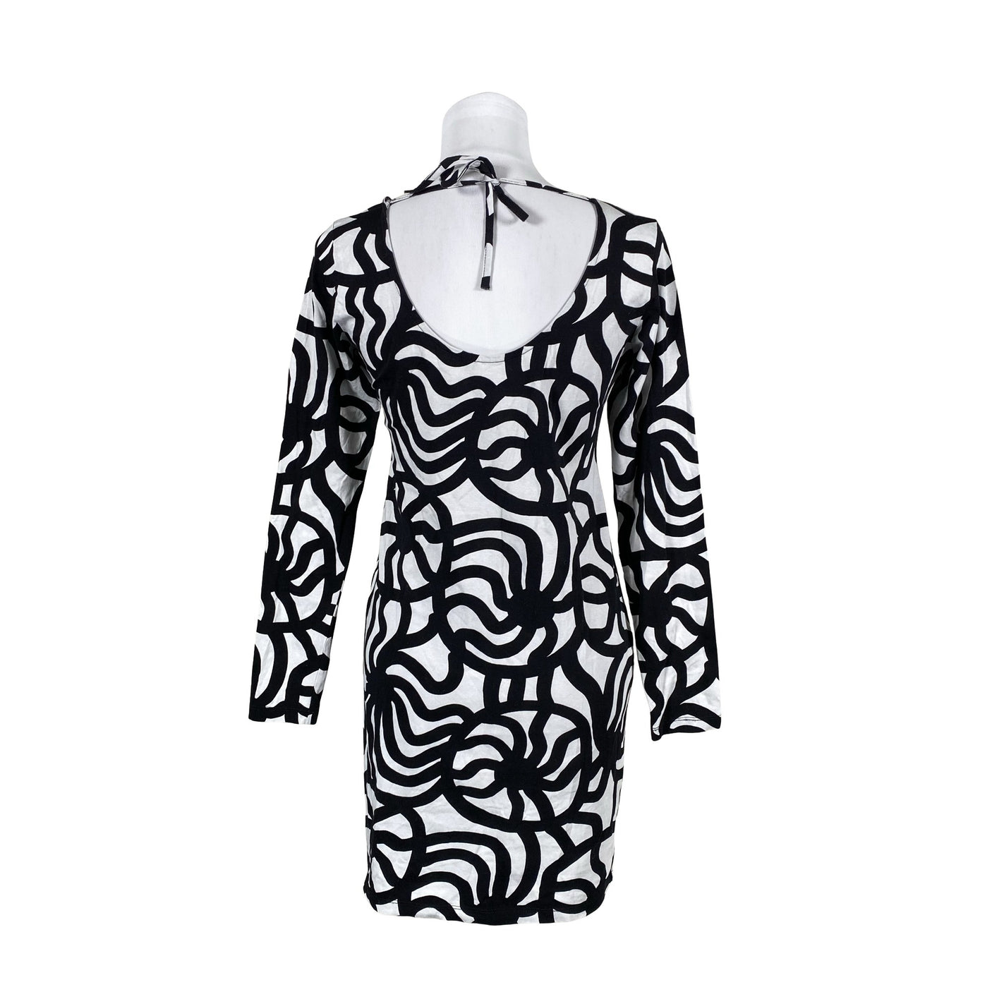 Unisex Marimekko - Trikotaažist kleit, suurus 38 - Must (2)