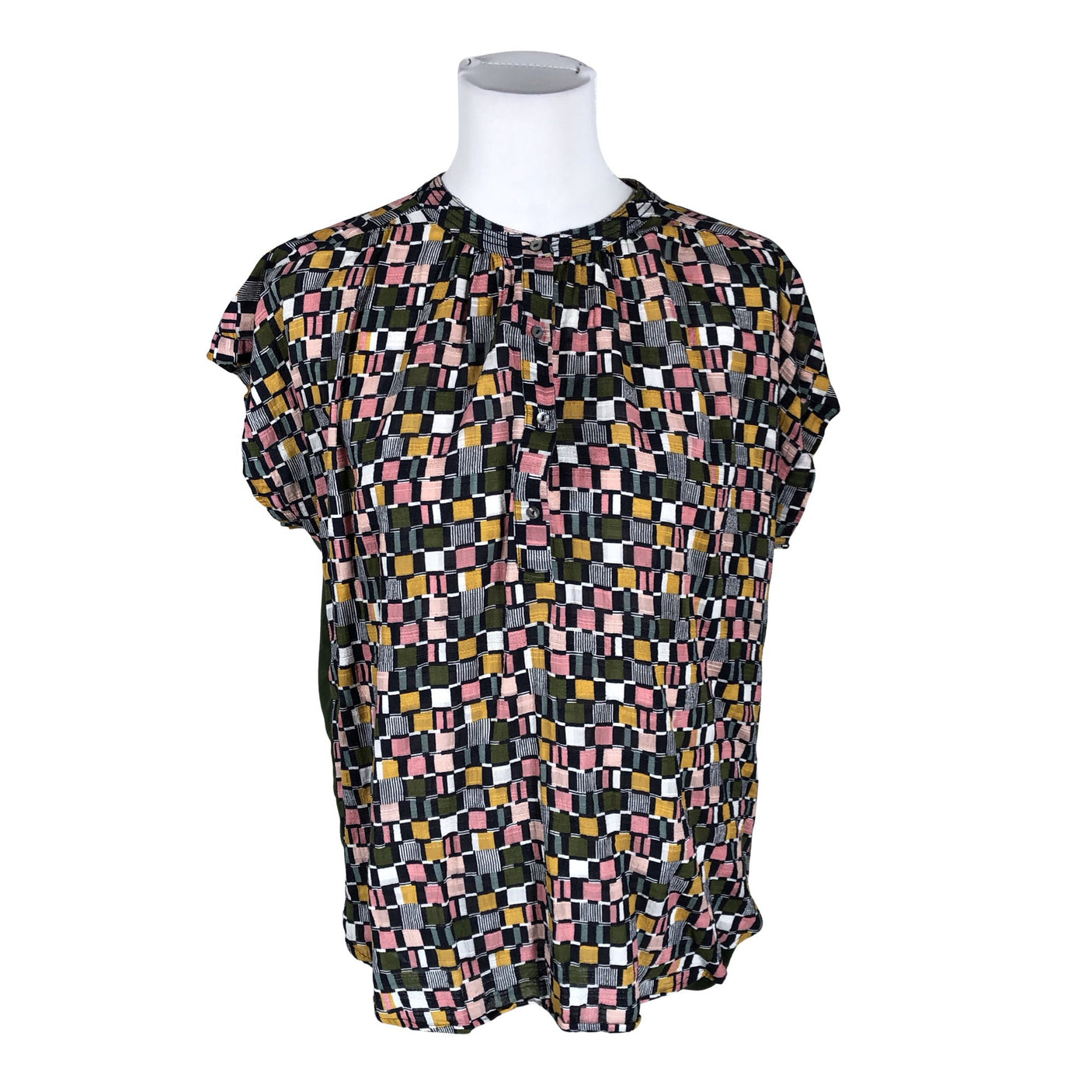 Unisex Esprit - Lühikeste käistega pluus, suurus 38 - Must (1)