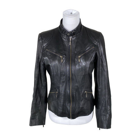 Unisex Saki - Nahktagi, suurus 38 - Must ()