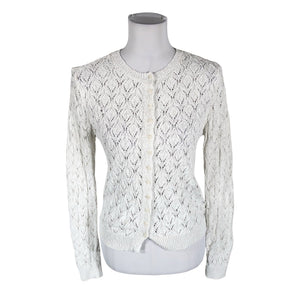 Unisex Cotton Club - Kardigan, suurus 40 - Valge (1)