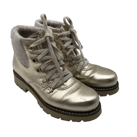 Unisex Elena - Poolsaapad, suurus 38 - Kuld (2)