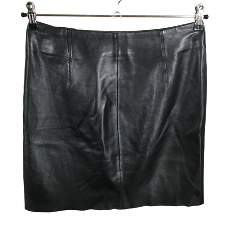 Unisex Massimo Dutti - Nahkseelik, suurus 36 - Must (2)