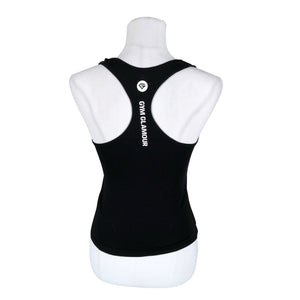 Unisex Gym Glamour - Sporditopp, suurus 36 - Must (2)