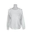 Unisex Fransa - Kampsun, suurus 38 - Valge ()
