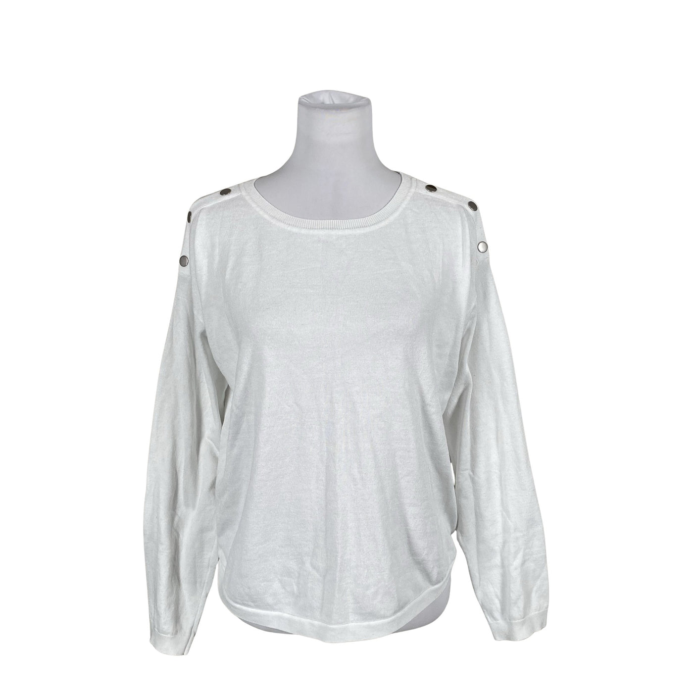 Unisex Fransa - Kampsun, suurus 38 - Valge (1)