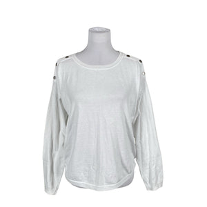 Unisex Fransa - Kampsun, suurus 38 - Valge (1)