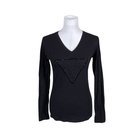 Unisex Guess - Trikotaažist pluus, suurus 36 - Must ()