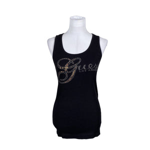 Unisex Guess - Trikotaažist topp, suurus 40 - Must (1)