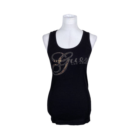 Unisex Guess - Trikotaažist topp, suurus 40 - Must ()