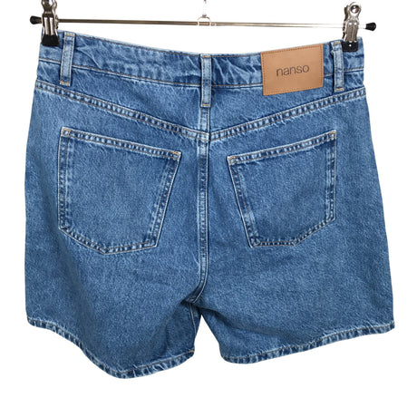 Unisex Nanso - Teksast lühikesed püksid, suurus 36 - Sinine (2)