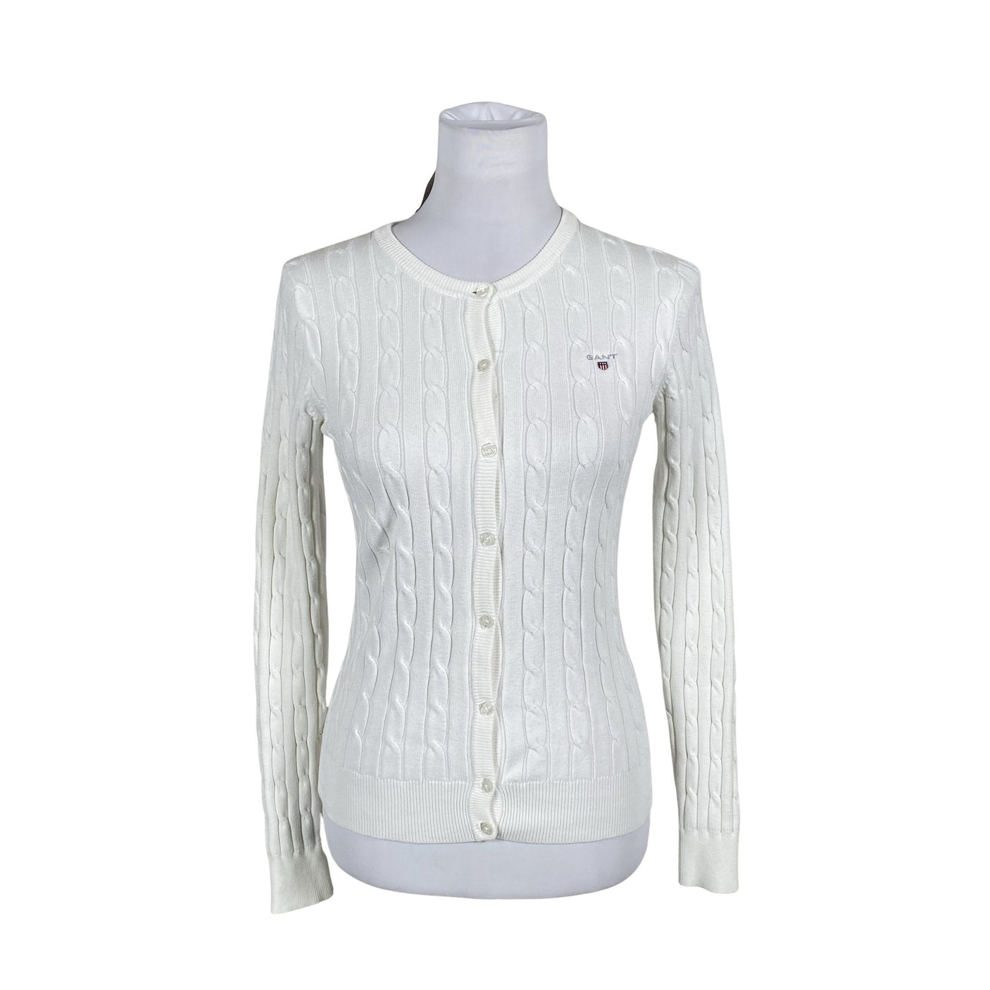 Unisex Gant - Kardigan, suurus 34 - Valge (1)