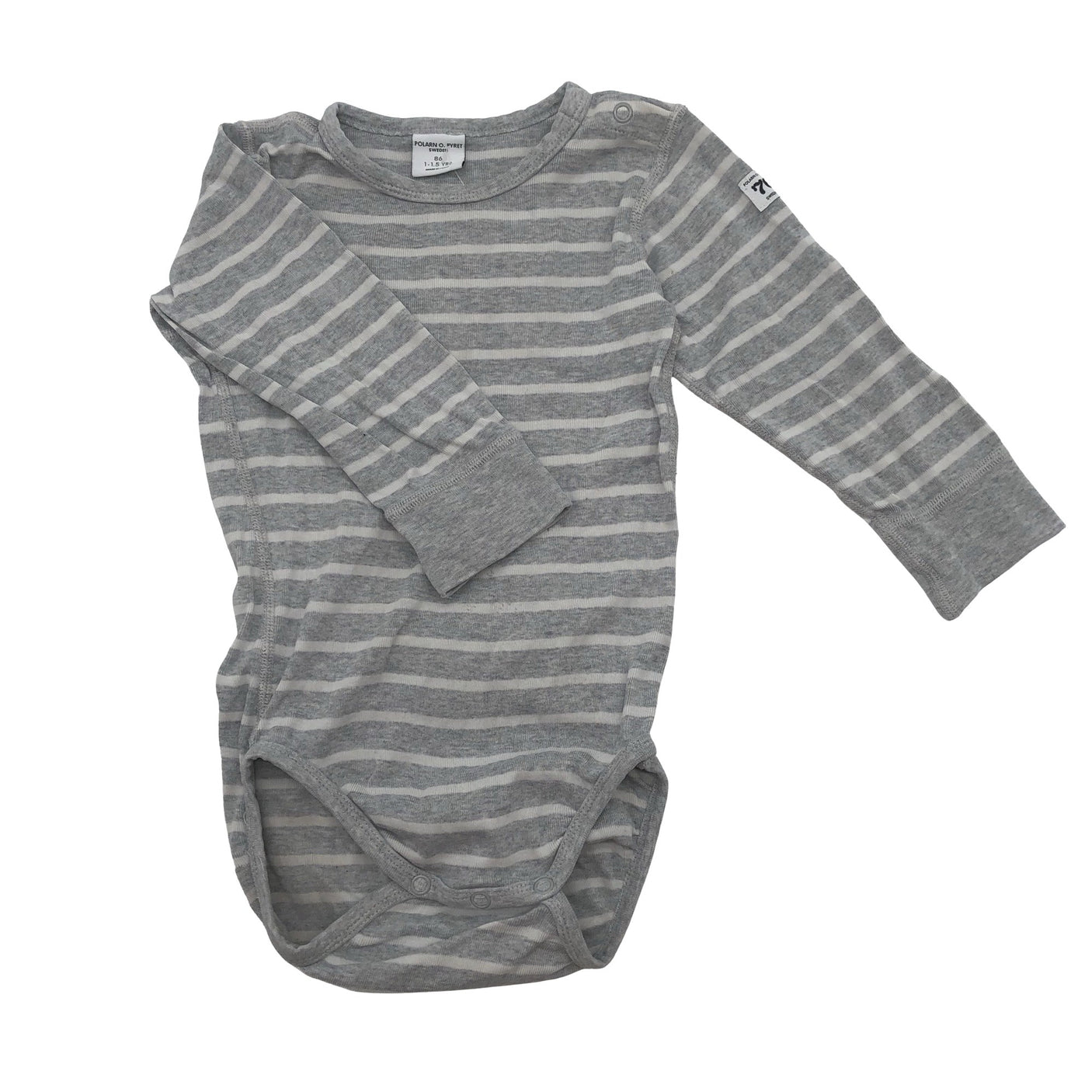 Unisex Polarn O. Pyret - Bodi, suurus 80 - 86 - Hall (1)