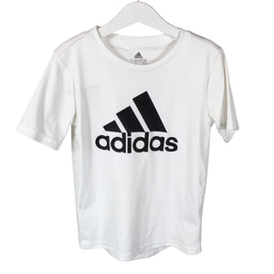 Unisex Adidas - Spordisärk, lühikesed käised, suurus 122 - 128 - Valge (1)