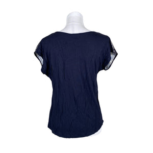 Unisex Esprit - Lühikeste käistega pluus, suurus 34 - Sinine (2)