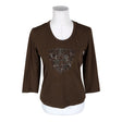 Unisex Gerry Weber - Trikotaažist pluus, suurus 38 - Pruun ()