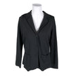 Unisex me&i - Dressikangast jakk, suurus 40 - Must ()