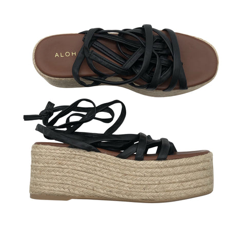 Unisex Alohas - Kontsaga rihmikud, suurus 38 - Must ()