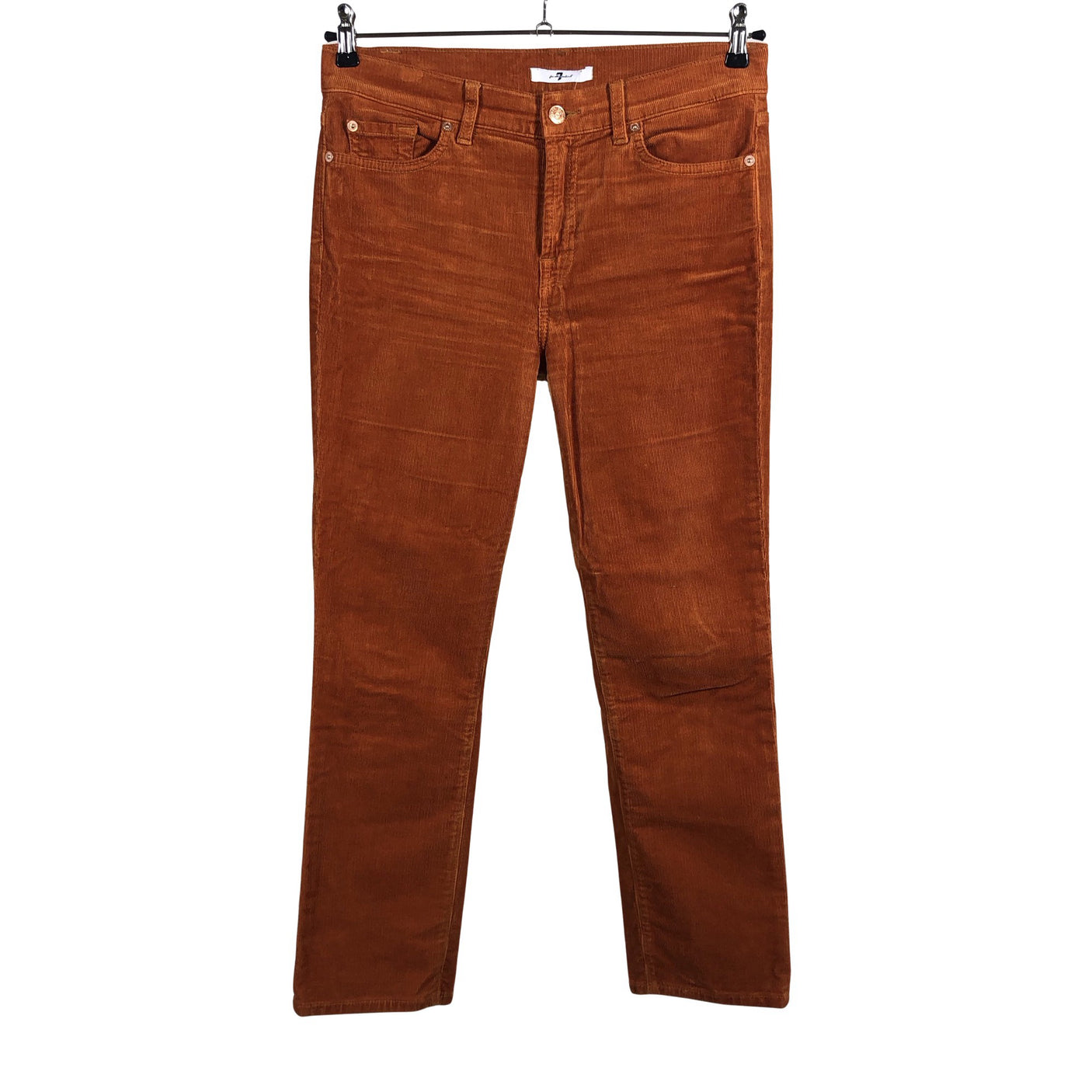 Unisex 7 for all mankind - Sametpüksid, suurus W29 - Oranž (1)