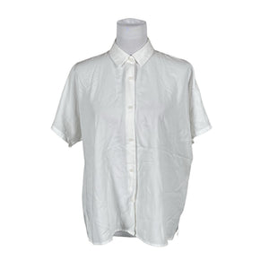 Unisex Uniqlo - Lühikeste käistega pluus, suurus 38 - Valge (1)