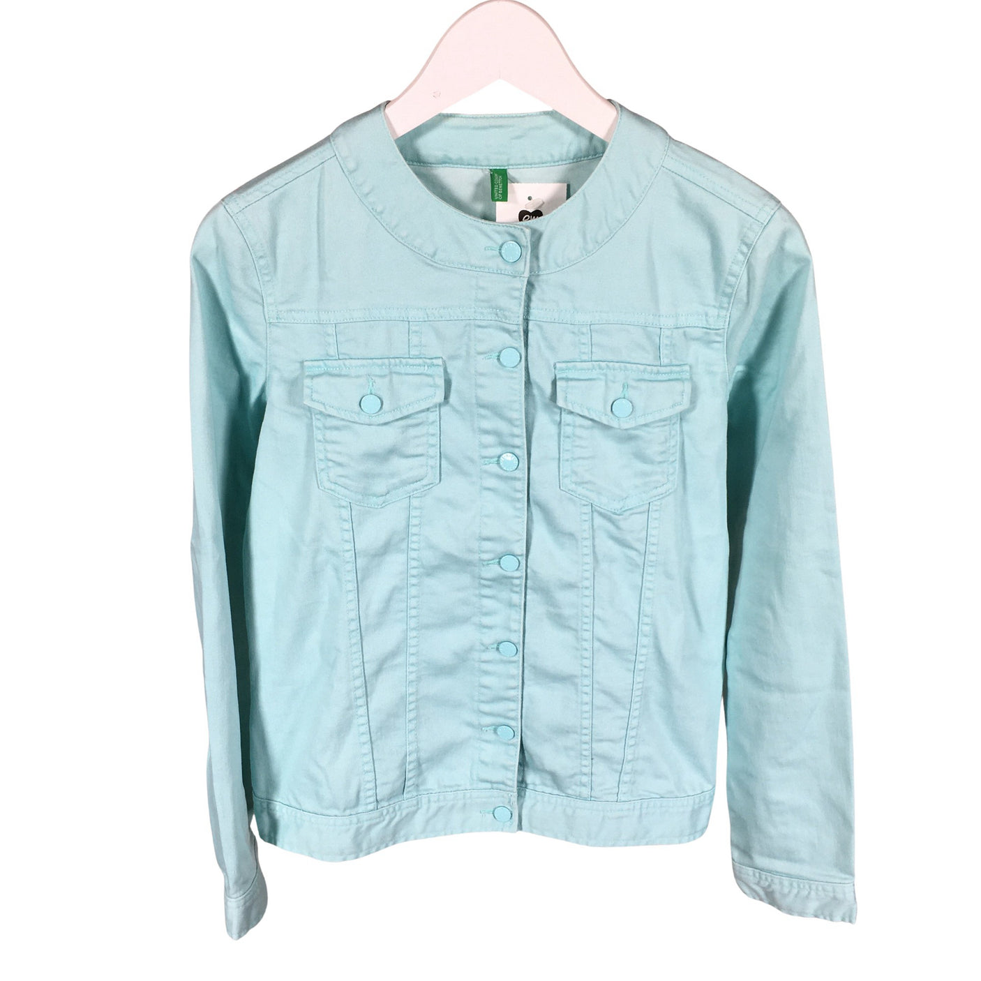 Unisex Benetton - Teksatagi, suurus 152 - 158 - Türkiis (1)