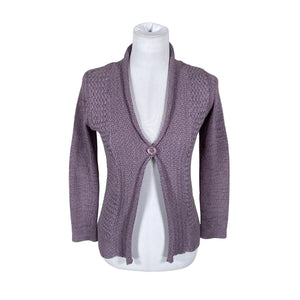 Unisex Classic Line - Kardigan, suurus 34 - Lilla (1)