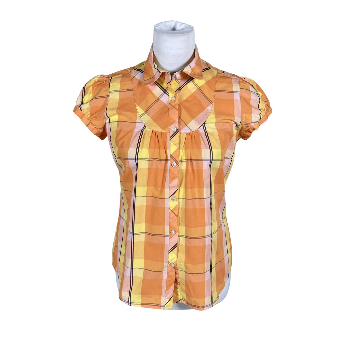 Unisex Henri Lloyd - Lühikeste käistega pluus, suurus 36 - Oranž (1)