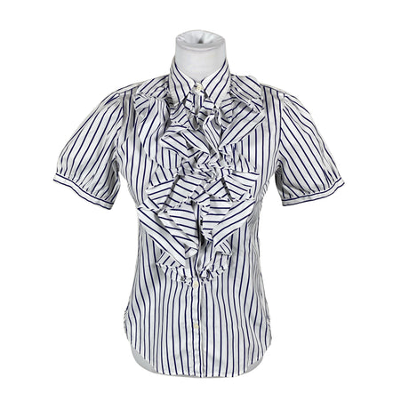 Unisex Lauren Ralph Lauren - Lühikeste käistega pluus, suurus 36 - Valge ()