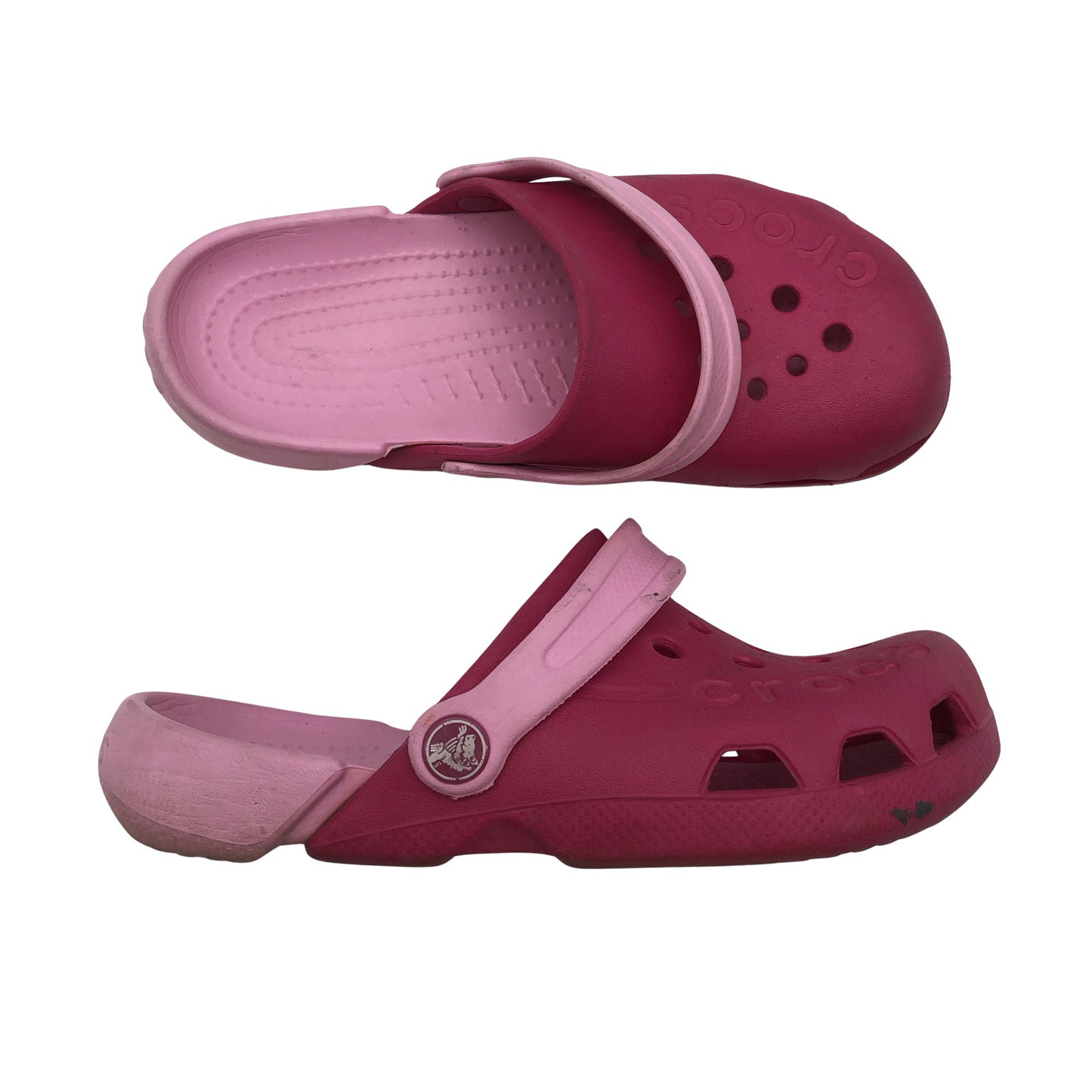 Unisex Crocs - Lahtise kannaga jalanõud, suurus 35 - Heleroosa (1)