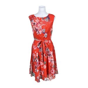 Unisex Wallis - Õhuke kleit, suurus 38 - Punane (1)