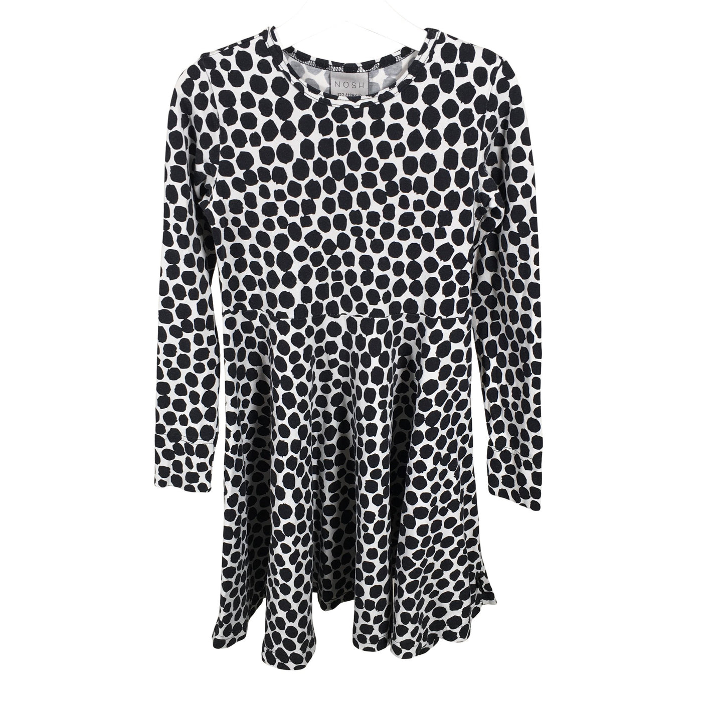 Unisex NOSH - Trikotaažist kleit, suurus 122 - 128 - Must (1)