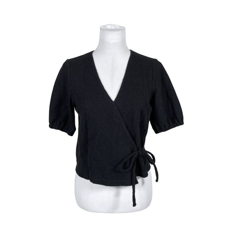 Unisex Madewell - Lühikeste käistega pluus, suurus 36 - Must ()