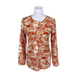 Unisex Nanso - Trikotaažist pluus, suurus 34 - Oranž ()