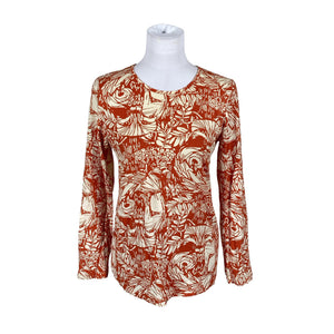 Unisex Nanso - Trikotaažist pluus, suurus 34 - Oranž (1)