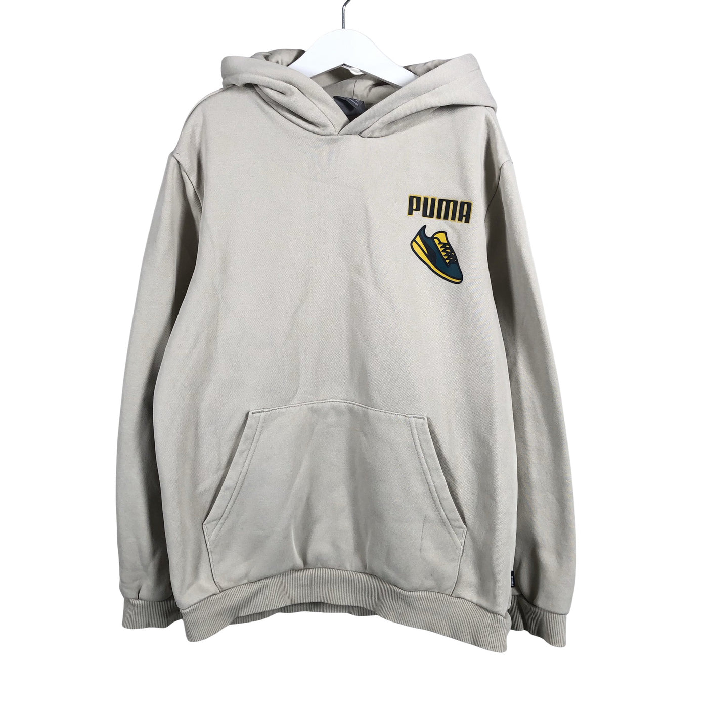 Unisex Puma - Lühikeste käistega pluus, suurus 158 - 164 - Beige (1)