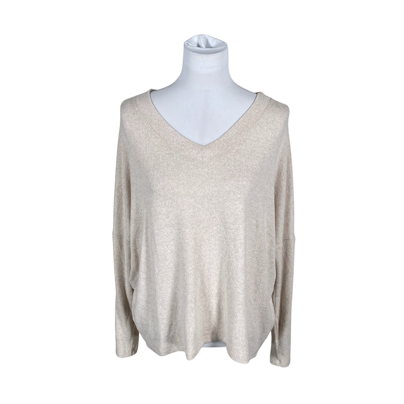 Unisex Soyaconcept - Trikotaažist pluus, suurus 38 - Beige (1)