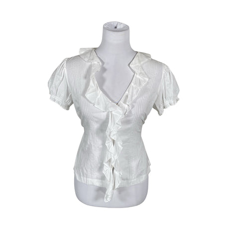 Unisex Denim & Supply Ralph Lauren - Lühikeste käistega pluus, suurus 38 - Valge ()
