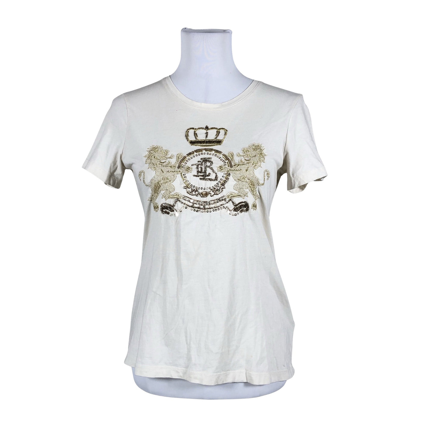 Unisex Lauren Ralph Lauren - T-särk, suurus 34 - Beige (1)