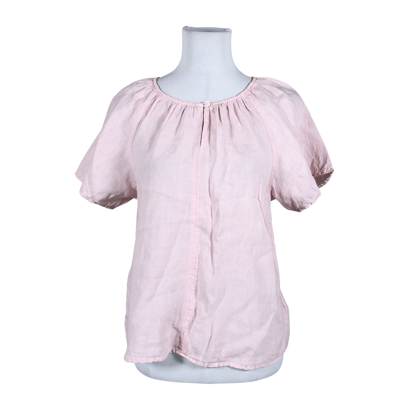 Unisex Part two - Lühikeste käistega pluus, suurus 34 - Heleroosa (1)